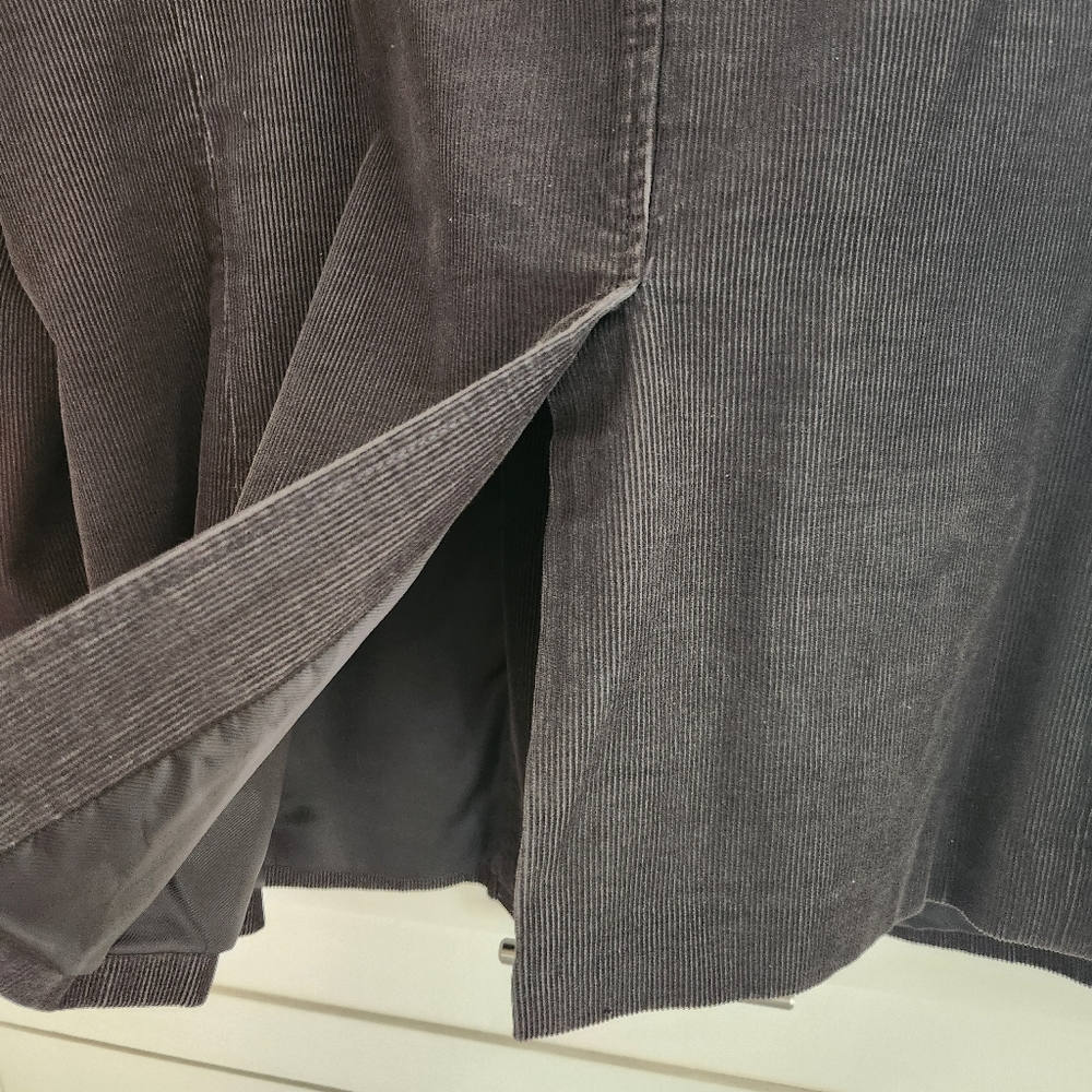Eddie Bauer Men Corduroy Gray 3 Button Single Vent Fully Lined Sport Coat Size L - Picture 3 of 10